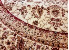 Тъкан персийски килим Blue stones 2538 cream кръг